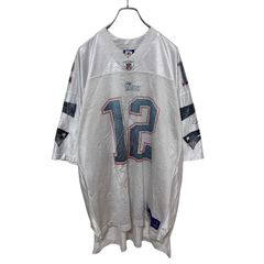 NIKE】NFL ペイトリオッツ トム・ブレイディ ゲームシャツ L 白 - メルカリ