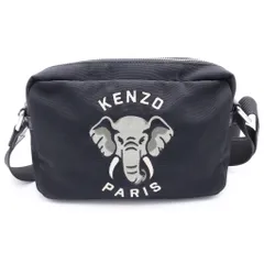 KENZO (ケンゾー) Crossbody Bag Elephant フロント 刺繍 クロスボディバッグ ブラック FE55SA618F21のサムネイル