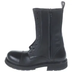 BALENCIAGA (バレンシアガ) TRUCK LACE-UP BOOTS ブルレザー トラック レースアップ ハイカットブーツ レディース ブラック 844938のサムネイル