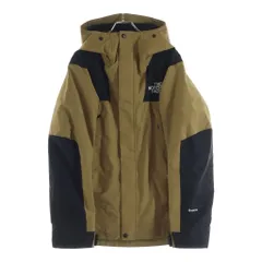 THE NORTH FACE (ザノースフェイス) MOUNTAIN JACKET ロゴ刺繍 ナイロンマウンテンジャケット ブラウン/ブラック NP61800のサムネイル