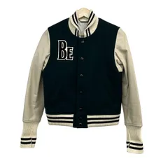 beautifulpeople(ビューティフルピープル) ブルゾン サイズ150 レディース ダークグリーン×ベージュ 春・秋物/スタジャンのサムネイル