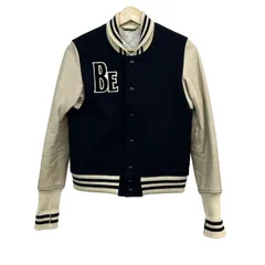 beautifulpeople(ビューティフルピープル) ブルゾン サイズ150 レディース ダークネイビー×ベージュ 春・秋物/スタジャンのサムネイル