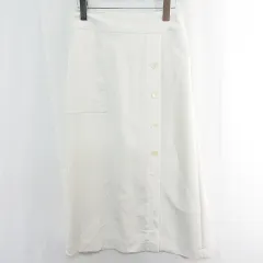 ギャバジンケーティー Gabardine K.T フレア ロング スカート 9 アイボリー kz13163のサムネイル