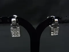 GIVENCHY ジバンシィ ラインストーン ネジバネ式 イヤリング アクセサリー レディース シルバー系 DP3038のサムネイル