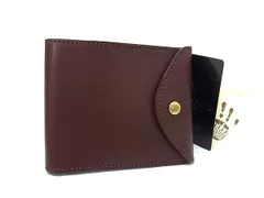 ■美品■ PRARE プレリー レザー 二つ折り 財布 ウォレット 札入れ カード入れ メンズ レディース ブラウン系 DP3148のサムネイル