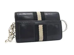 BALLY バリー レザー 6連 キーケース 鍵入れ メンズ レディース ブラック系 DP6034のサムネイル
