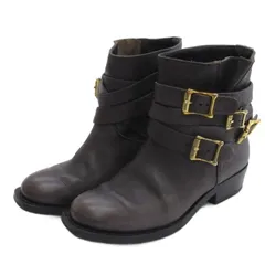 ルパートサンダーソン Rupert Sanderson ベルテッド ブーツ レザー ブラウン系 36 23cm ■TCのサムネイル
