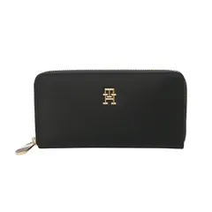 トミーヒルフィガー TOMMY HILFIGER 長財布 POPPY TH LARGE ZA AW0AW15642BDS-BLACK- GOLD ブラックのサムネイル