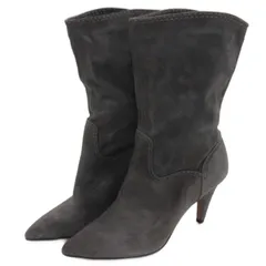 ナインウエスト NINE WEST スエード ショート ブーツ グレー 23.5cmのサムネイル