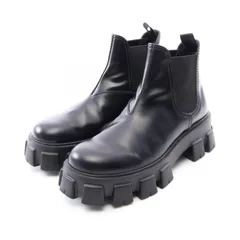 PRADA プラダ モノリス ブラッシュドレザー チェルシーブーツ ブーツのサムネイル