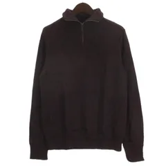 カルバンクラインジーンズ Calvin Klein Jeans ハーフジップ ニット セーター ボルドー系 M ■GY12のサムネイル