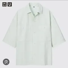 ユニクロ U ルメール オーバーサイズ ワークジャケット デニム ワークジャケットのサムネイル
