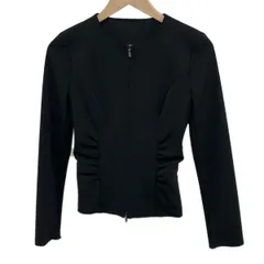 FOXEY NEW YORK(フォクシーニューヨーク) ブルゾン サイズ38 M レディース - 21241 黒 長袖/ジップアップ/春のサムネイル
