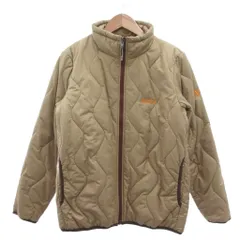 エーグル AIGLE 美品 ジャケット キルティング ショート丈 M ベージュ オレンジ スタンドカラー 長袖 /SD ■GY74のサムネイル