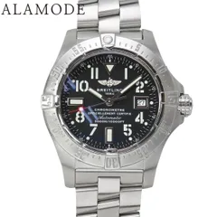 【保証書付】ブライトリング Avenger Seawolf A177B06PRS SS ブラック 自動巻き メンズ 41100107188【中古】【アラモード】 保証書付】ブライトリング Avenger Seawolf A177B06PRS SS ブラック