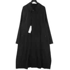 美品 COMOLI コモリ ウールギャバ バルカラーコート A03-04015 ロングコート 日本製 ブラック 黒 3 71016407のサムネイル