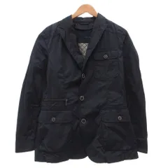 ジョセフアブード JOSEPH ABBOUD ジャケット 上着 L 紺 ネイビー 長袖 テーラードカラー フラップポケット /SC ■GY74のサムネイル