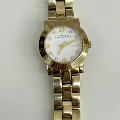 E【中古】マークジェイコブス MARC BY MARC JACOBS エイミー AMY ゴールドカラー 不動 レディース腕時計のサムネイル