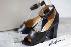 フィリップリム／3.1 Phillip Lim  サンダル シューズ 靴 レディース 女性 女性用 レザー 革 本革 ブラック 黒 ストラップサンダル SHS2-0633SHL ヒールのサムネイル