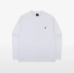 未開封新品 カンゴール ベーシック ロングスリーブ Tシャツ 3529 白のサムネイル