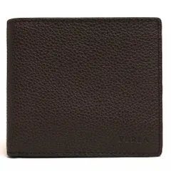 フルラ／FURLA 財布 ウォレット メンズ 男性 男性用レザー 革 本革 ダークブラウン 茶 ブラウン  Hunter Wallet 小銭入れあり 二つ折り シボ革 シュリンクレザーのサムネイル