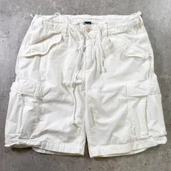 Polo by Ralph Lauren ラルフローレン ミリタリー カーゴショーツ ショートパンツ メンズW34 古着  ラルフローレン ハーフパンツ 白色のサムネイル