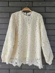 アナスイ(ANNA SUI) 正規品 フラワー 立体レース ブラウスのサムネイル