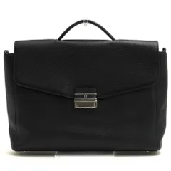 アイグナー／AIGNER バッグ ブリーフケース ビジネスバッグ 鞄 ビジネス メンズ 男性 男性用 レザー 革 本革 ブラック 黒  シボ革 シュリンクレザーのサムネイル