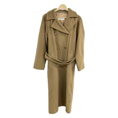 Max Mara(マックスマーラ) コート サイズ38 S レディース - ライトブラウン 長袖/カシミヤ混/ダブル/ロング丈/秋/冬のサムネイル