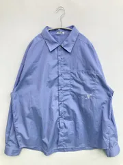 Pair Pair ペアペア シャツ/ブラウス F ブルー コットン 無地 ワンポイント ミドル丈 長袖 レギュラーカラー メンズのサムネイル