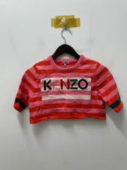 <ウォンビンヴィンテージ 最低価格> KENZO ケンゾー ロゴ ボーダー柄 セーター 13aのサムネイル