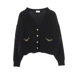 セリーヌ CELINE カーディガン トリオンフボタン カシミヤ カーディガン レディース Used Aのサムネイル
