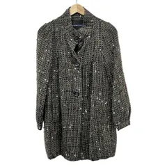 Spick&Span(スピック&スパン) コート サイズ36 S レディース美品  - ダークブラウン×白×マルチ 長袖/秋/冬のサムネイル