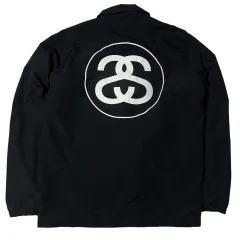 XL STUSSY ロゴ プリント COACH ジャケットのサムネイル