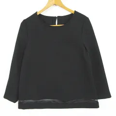 ケティ KETTY ドゥ トゥシェ ケティ Doux toucher ketty カットソー ブラウス 長袖 M ブラック kz13988のサムネイル