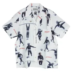 WACKO MARIA ワコマリア 20SS BOBMARLEY-WM-HI04 × BOB MARLEY S/S HAWAIIAN SHIRT ボブマーリー 総柄 半袖 ハワイアンシャツ アロハシャツ ホワイト系 S【新古品】【未使用】【中古】のサムネイル