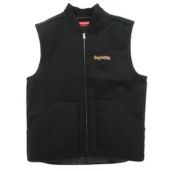 Supreme シュプリーム 18AW Gonz Shop Vest ゴンズ 刺繍 ロゴ 中綿 ベスト ブラック系 S【中古】のサムネイル