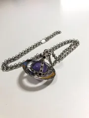 038010 vivienne westwood オーブ ネックレス パープル ヴィヴィアンウエストウッドのサムネイル