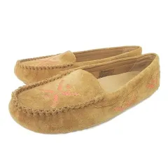 アグ オーストラリア UGG australia モカシン スリッポン カルチェ ラスティック ウィーブ Calze Rustic Weave スエード US7 24.0cm チェスナット ☆AA★のサムネイル