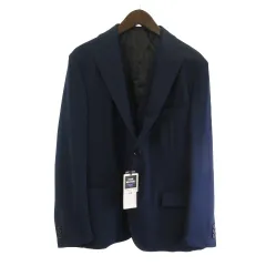 ヒロココシノ HIROKO KOSHINO hiroko koshino homme テーラードジャケット ベスト 2P セット シングル ネイビー 紺 100BB5のサムネイル