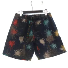 アールディーズ ALDIES ショートパンツ ハーフパンツ 総柄 ラメ M 紺 ネイビー ■GY28のサムネイル
