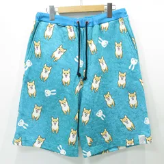 【三重本店】 中古 CUNE | キューン おすわり柴犬ショーツ 総柄ショートパンツ アニマル柄 DHFKT04BLU ブルー サイズ：3 【107】のサムネイル