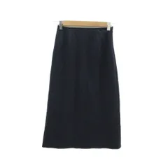 ランバン LANVIN フレアスカート ロング丈 36 紺 ネイビー /SM21 ■ECD002のサムネイル