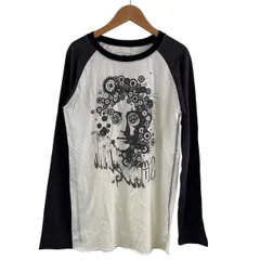 ノウノ NOUNO Tシャツ カットソー 長袖 プリント ホワイト S タグ付きのサムネイル