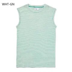 【レディース】848C WHT-GN  ロバート ピー ミラー/Robert P. Miller パネルリブ クルーネックタンクトップのサムネイル