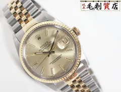 ロレックス ROLEX デイトジャスト 16013 自動巻き コンビ 87番代 プラ風防 メンズ 【中古】 時計のサムネイル