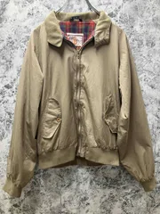 BARACUTA / バラクータ G9 ハリトンジャケット ベージュ系 サイズM～L相当 ブルゾン 裏地チェックのサムネイル