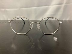 美品 白山眼鏡 st titan large round ゴールド ラウンド 丸 - メルカリ