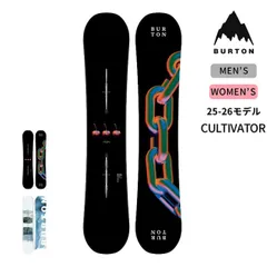 【新品】バートン スノーボード 板 BURTON 302891 CULTIVATOR  バートン カルチベーター Flat Top メンズ レディース ジェンダーニュートラル オールマウンテン フリースタイル 初心者 中級者 パーク ツインシェイプ スキルアッのサムネイル