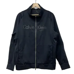 CalvinKlein(カルバンクライン) ブルゾン サイズLL メンズ - ネイビー 長袖/GOLF/春/秋のサムネイル